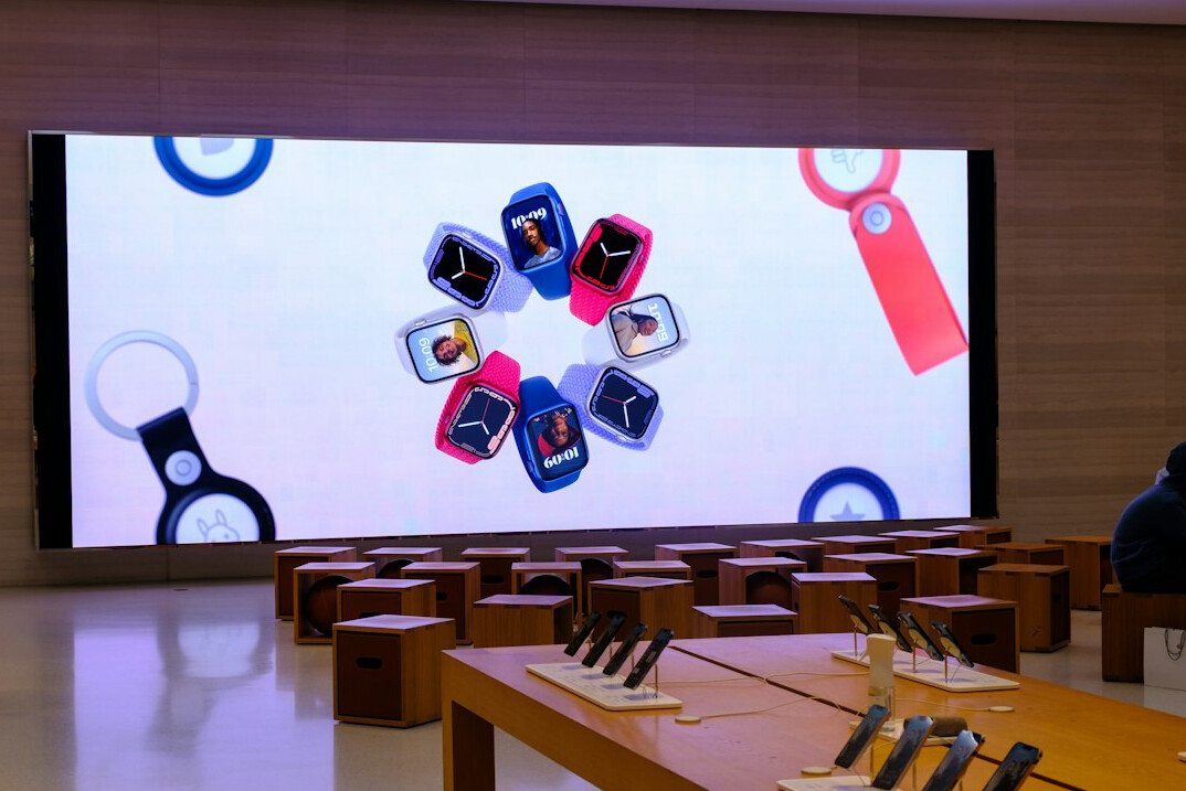 electronics store display