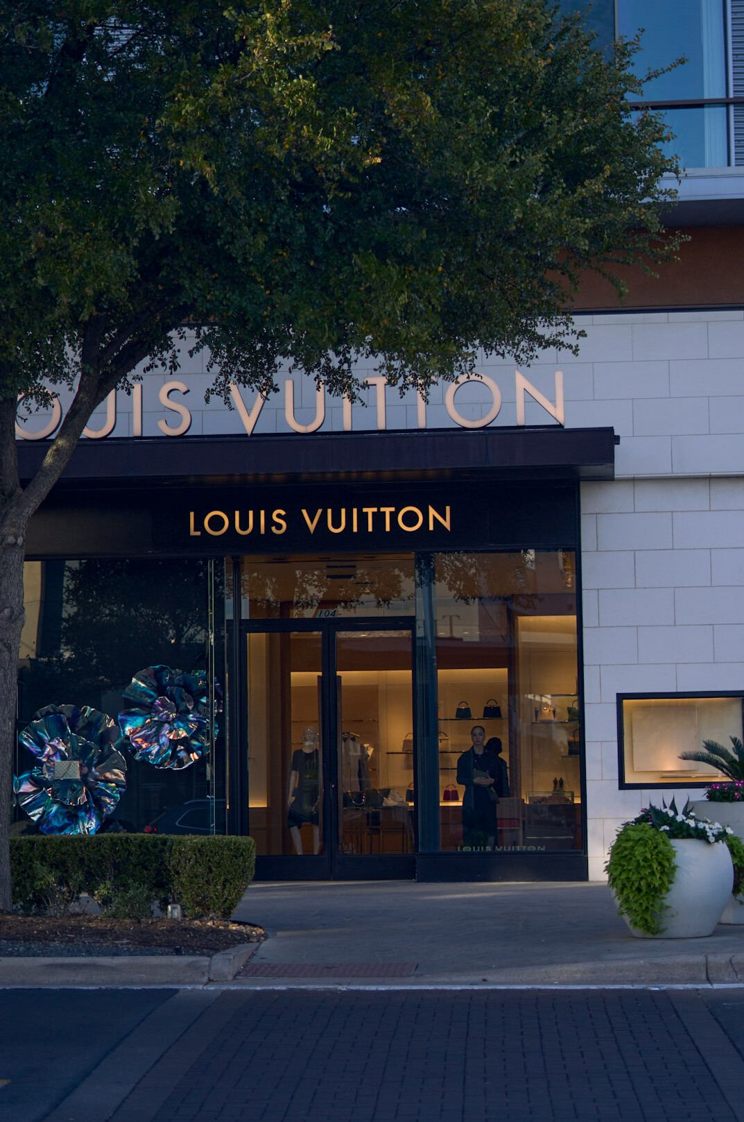 luxury store entrance
